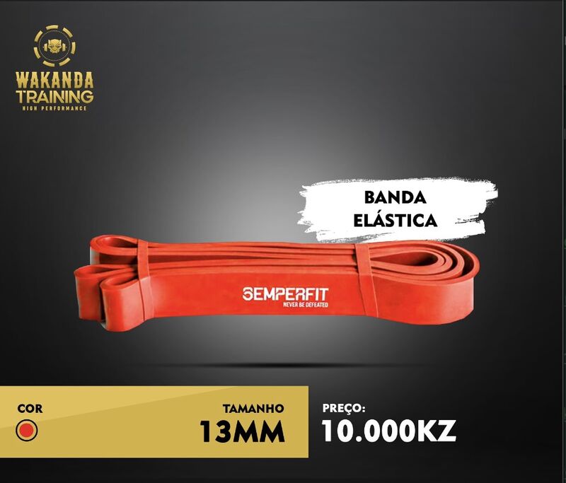 Banda Elástica 13mm vermelha