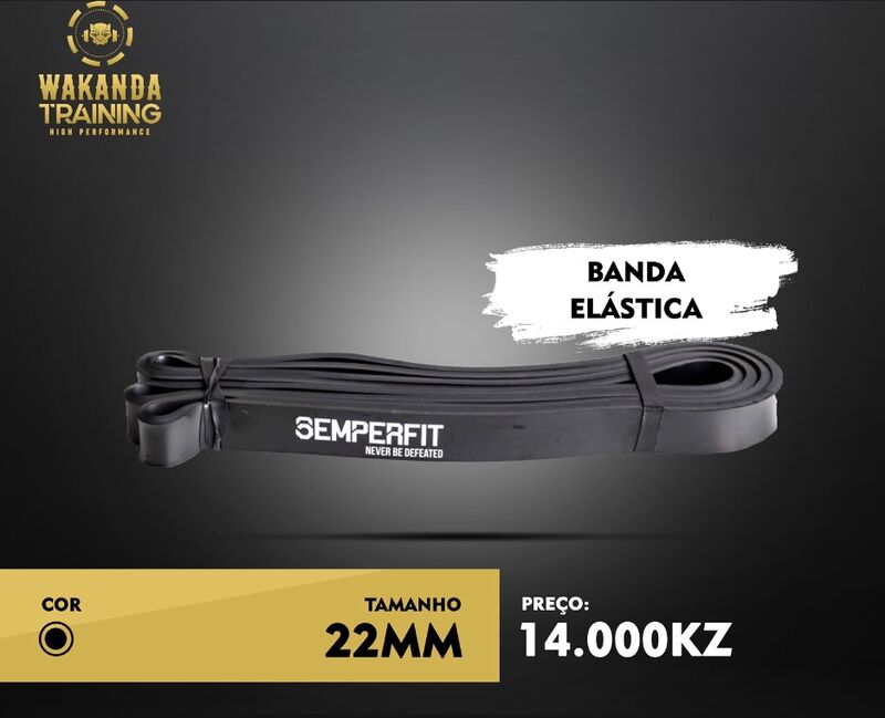 Banda Elástica 22mm preta