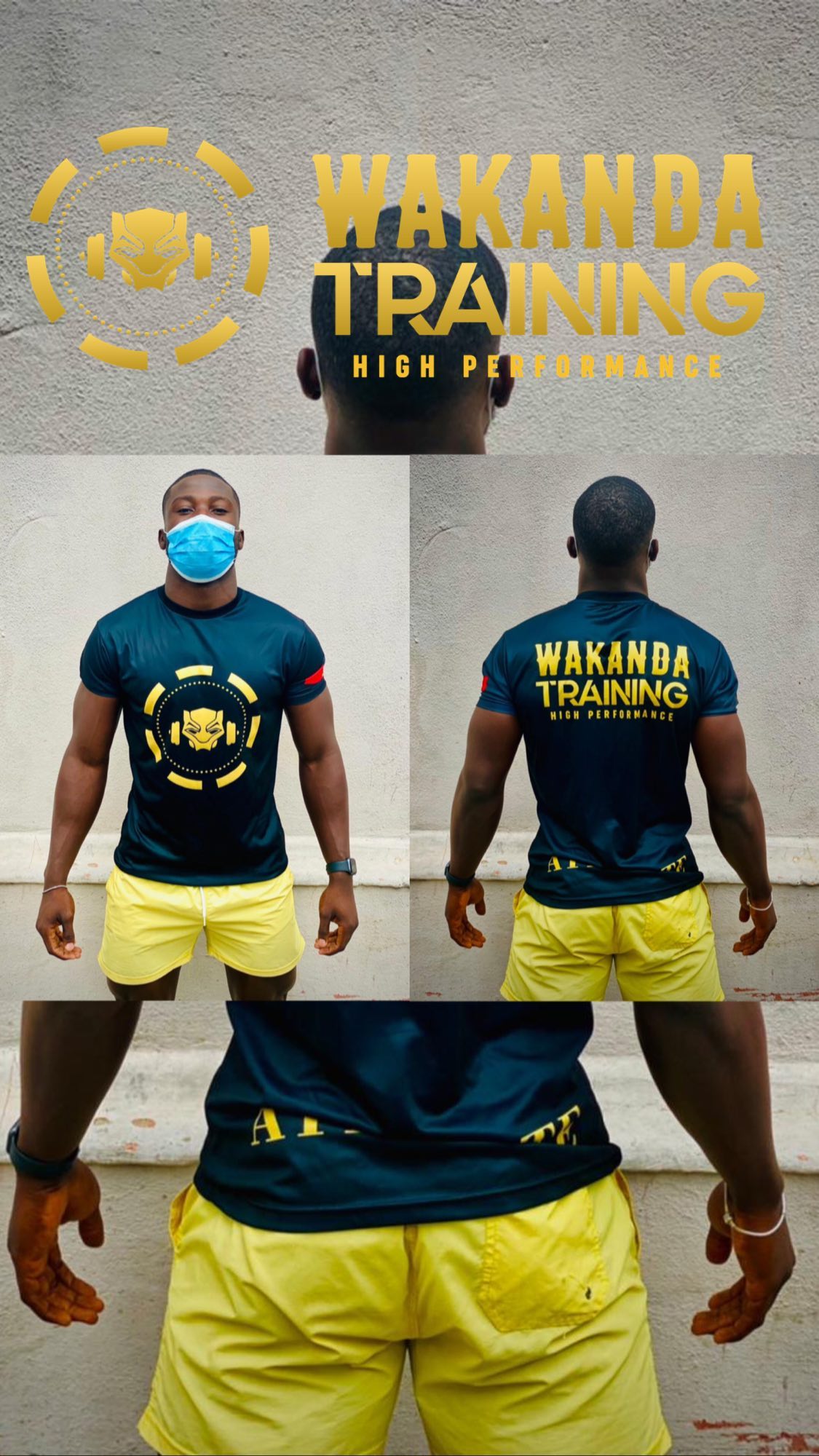 Wakanda Training — coleção Athlete High Performance