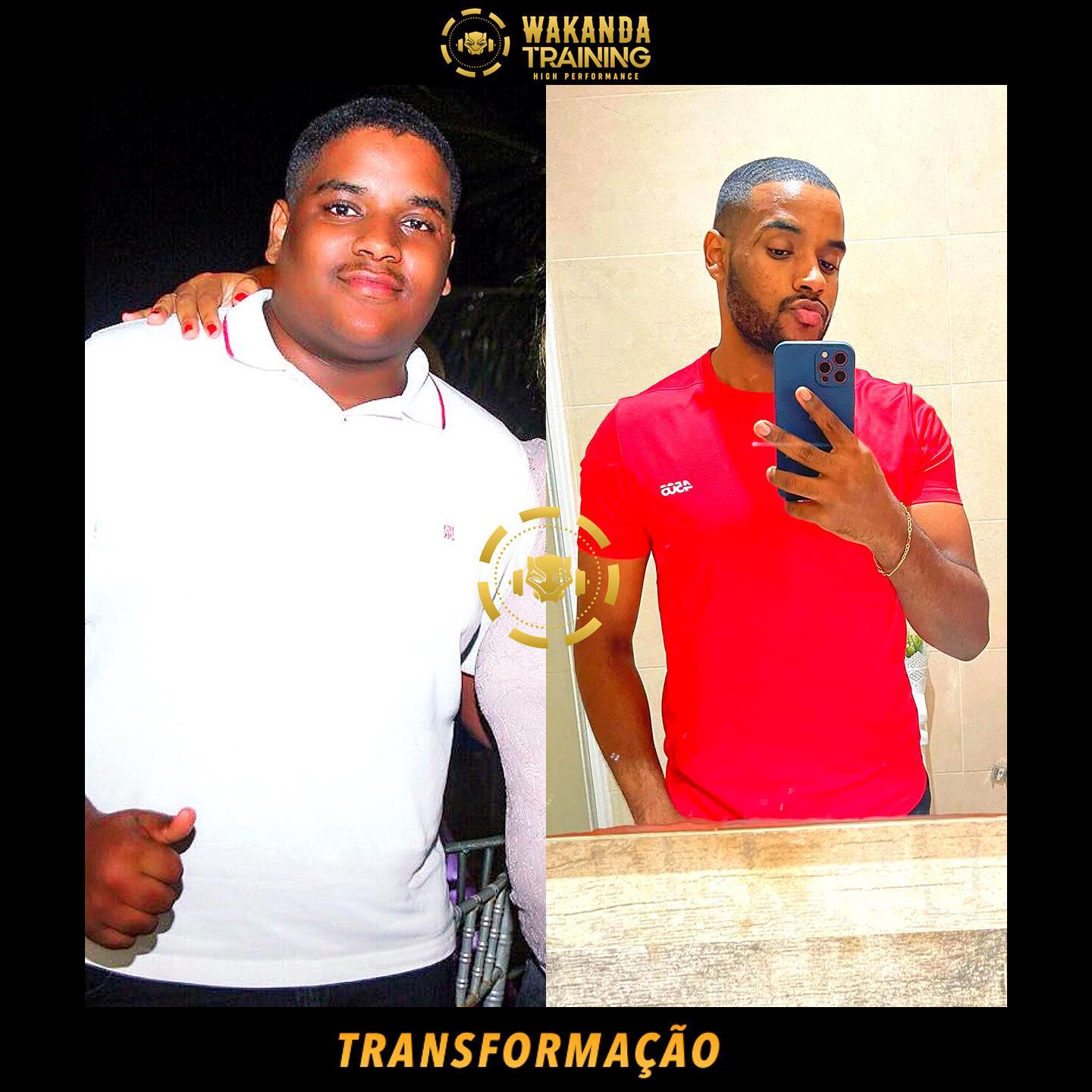 Transformação real — Wakanda Training