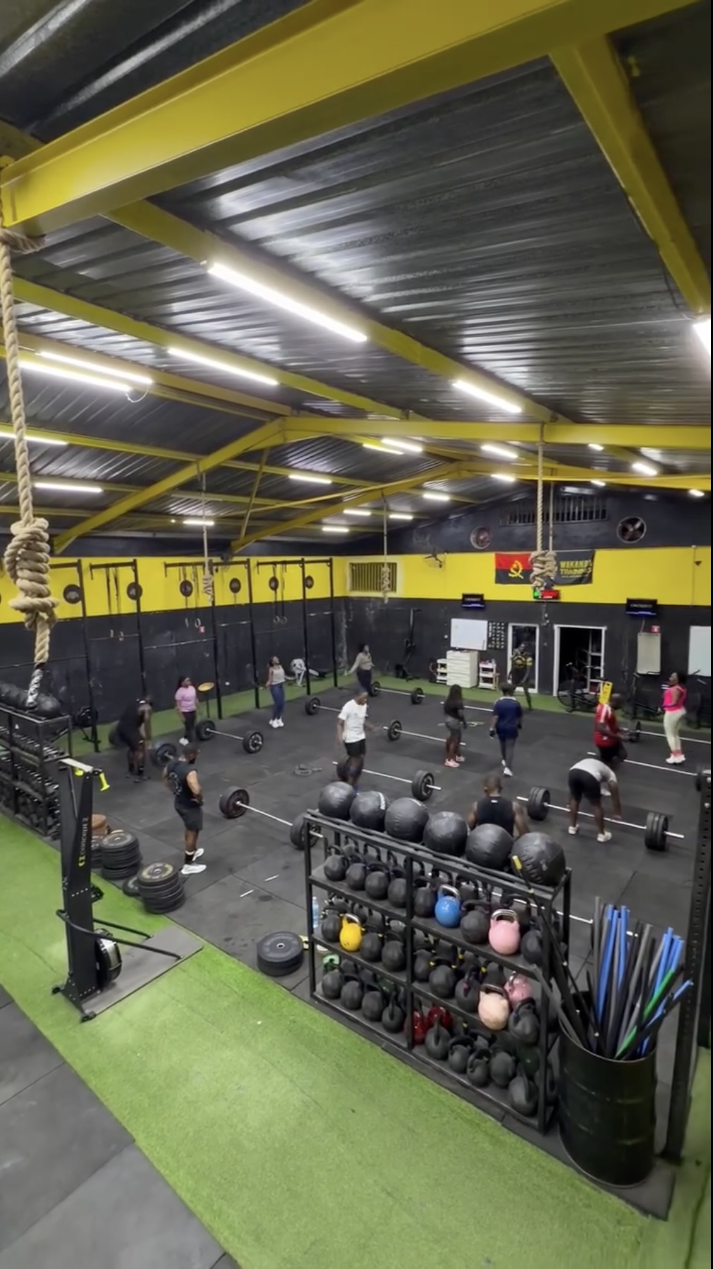 Wakanda Training — o espaço de treino